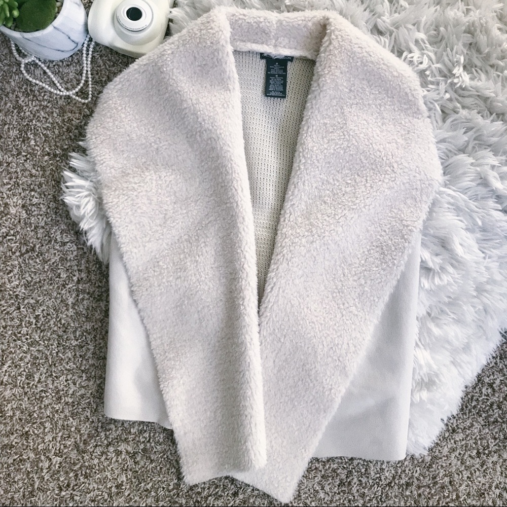 Fur / Knitted Sweater Vest